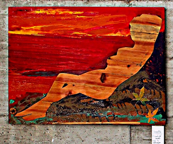 Figura al tramonto